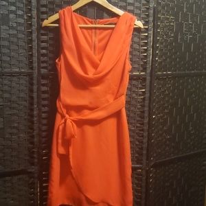 Orange summer dress
